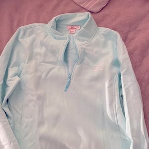 Brand new vineyard vines neon blue sweatshirt